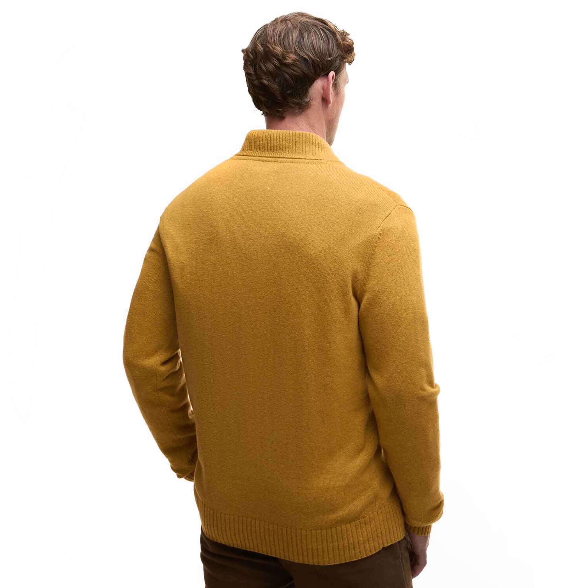 Barbour Men's Kelson 1/2 Zip Jumper Copper