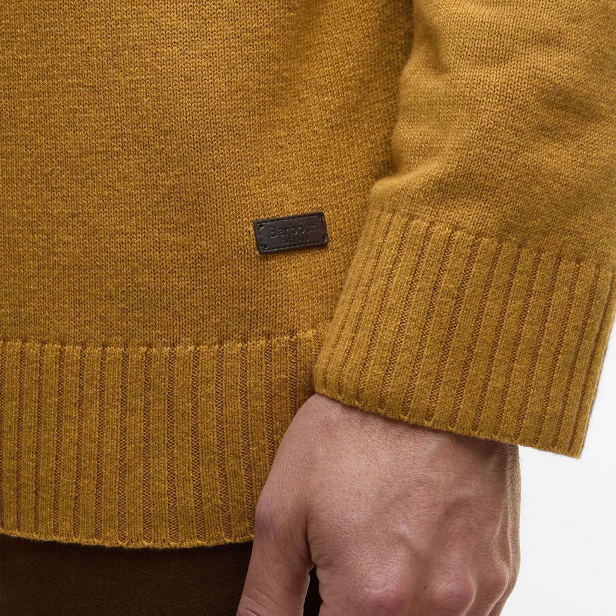 Barbour Men's Kelson 1/2 Zip Jumper Copper