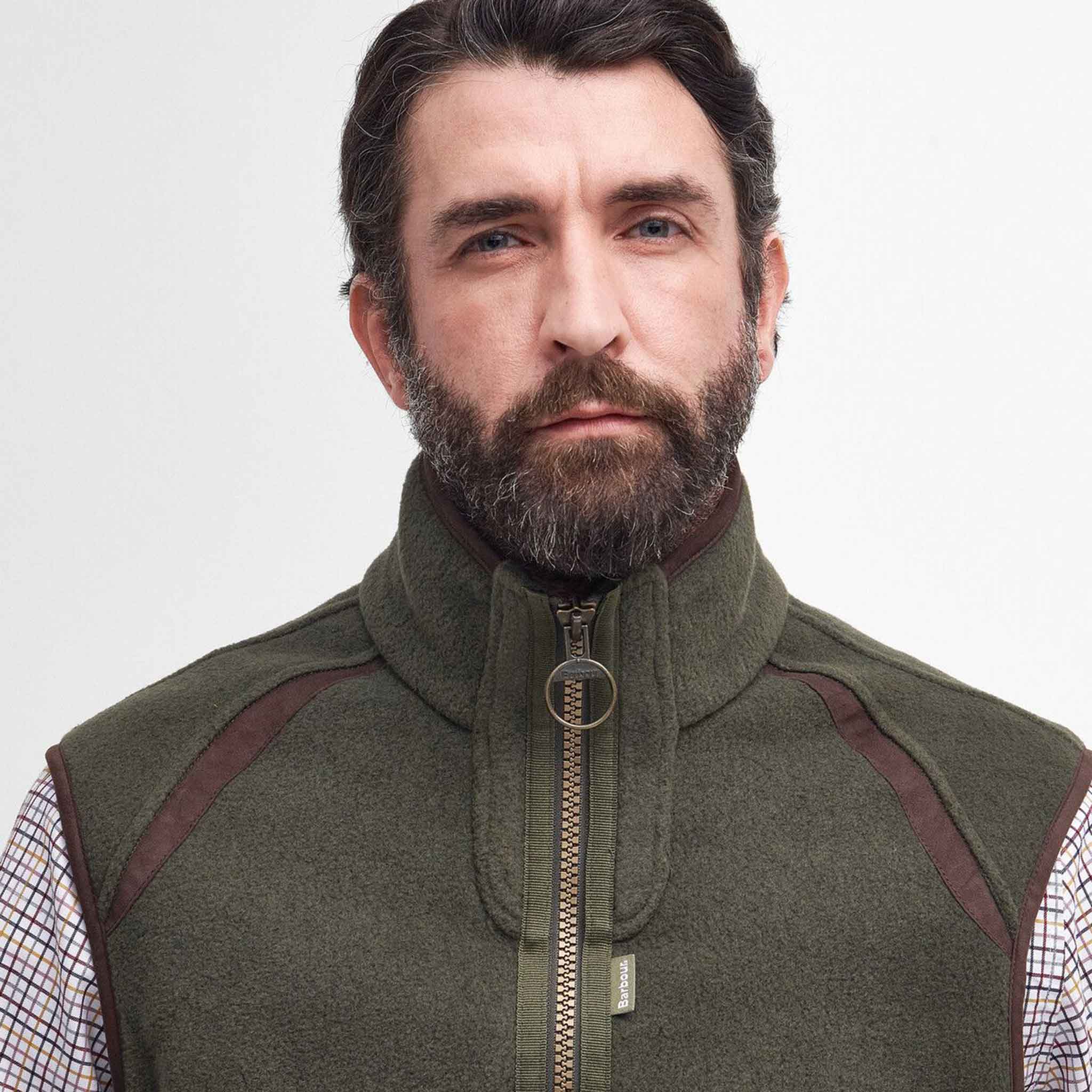 Barbour Men's Langdale Fleece Gilet Olive