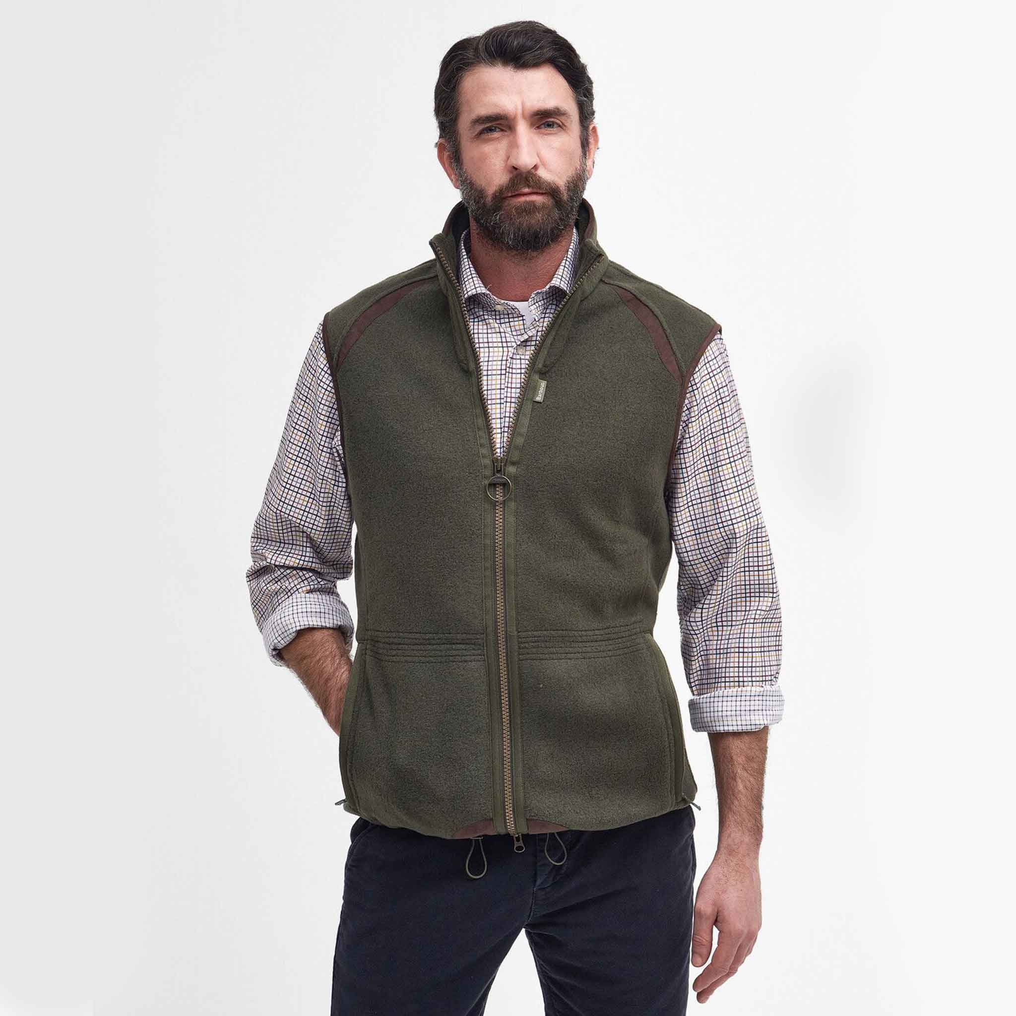 Barbour Men's Langdale Fleece Gilet Olive