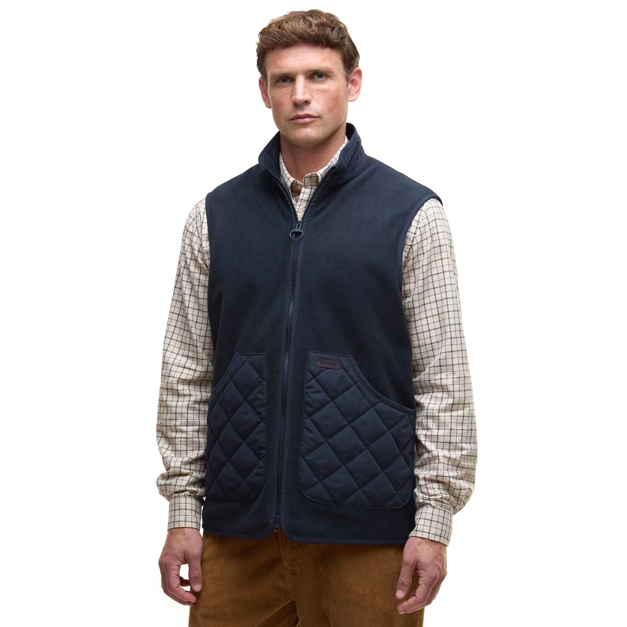 Barbour Men's Lowich Fleece Gilet Navy