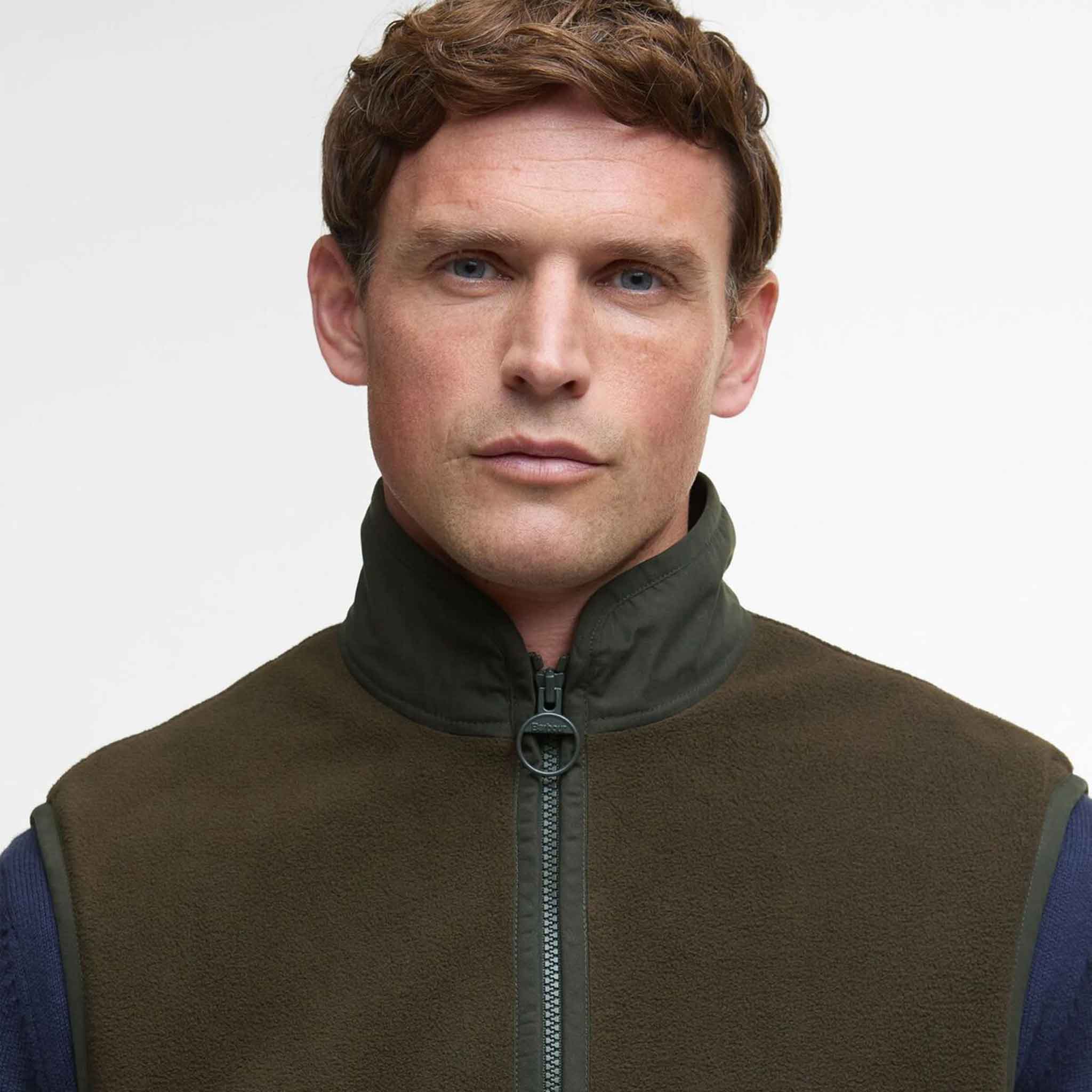 Barbour Men's Lowich Fleece Gilet Olive