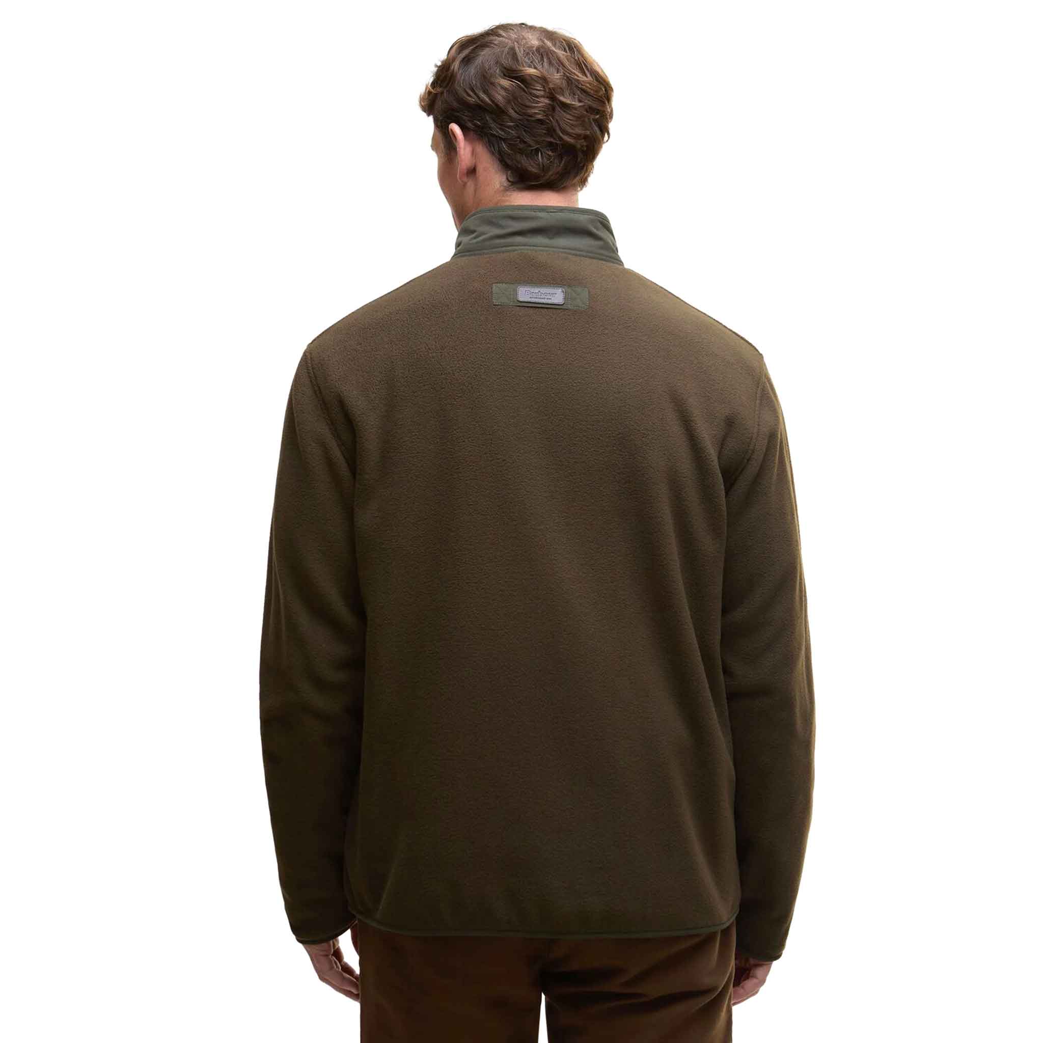 Barbour Men's Lowich Fleece Jacket Olive