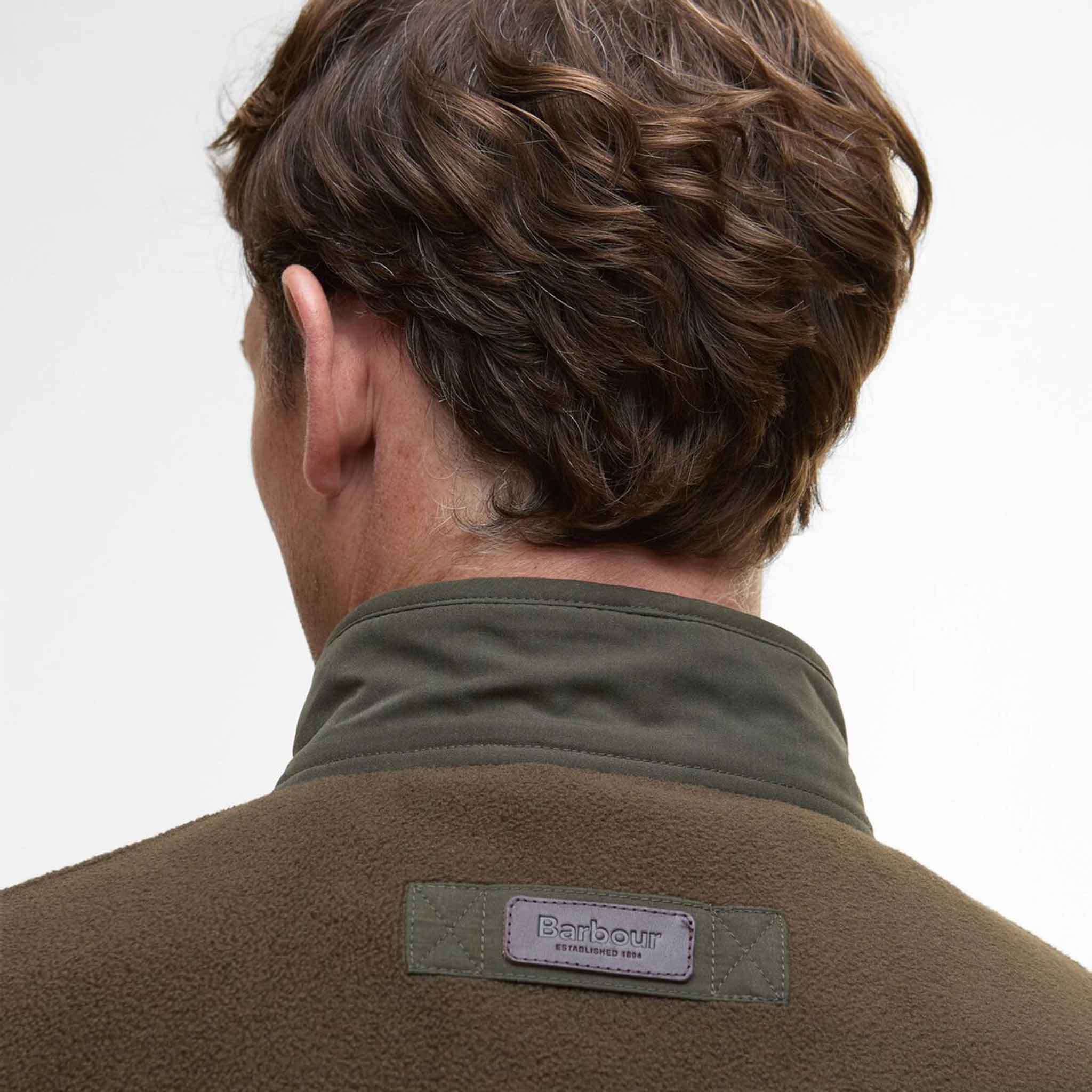 Barbour Men's Lowich Fleece Jacket Olive