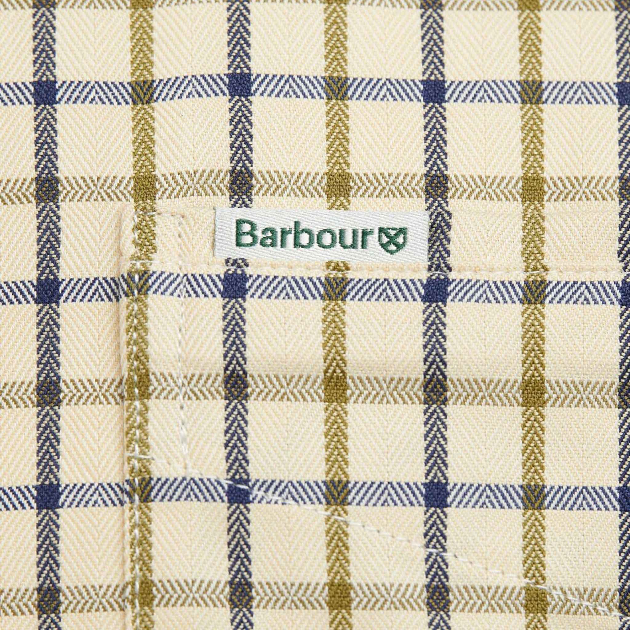 Barbour Men's Sporting Tattersall Shirt Navy-Olive