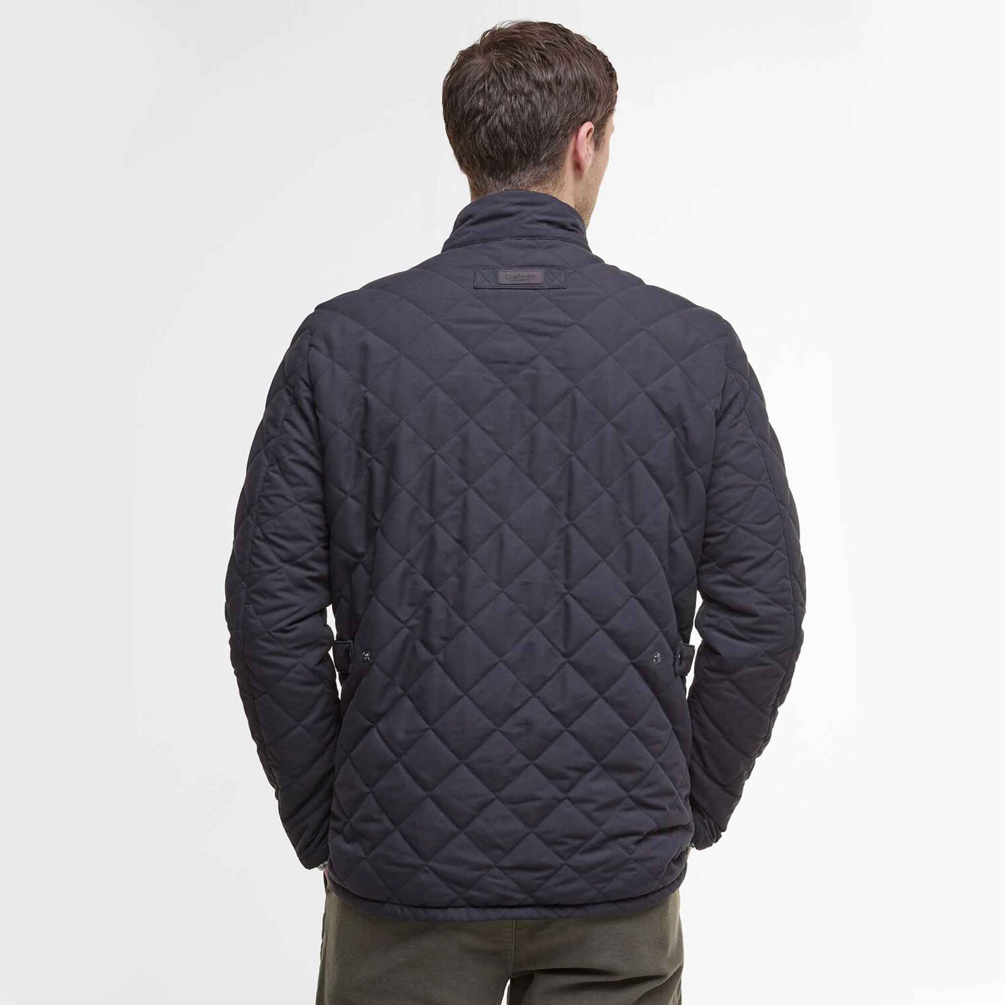Barbour Men's Waterproof Shoveler Quilted Jacket Navy