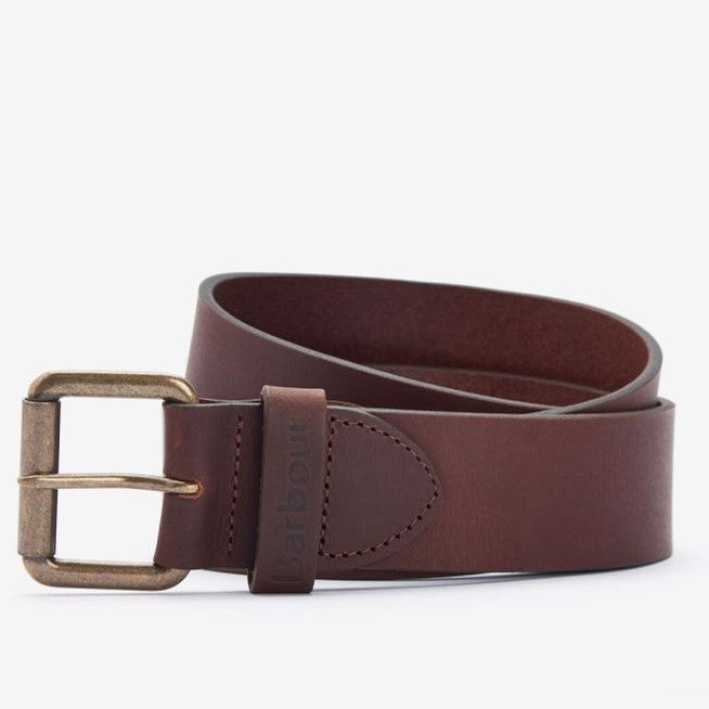Barbour Men's Allanton Leather Belt Brown 1