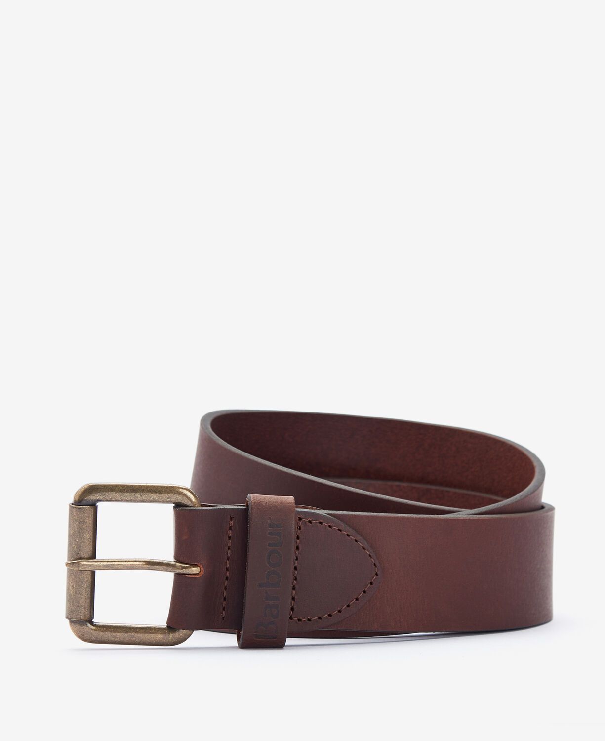Barbour Men's Allanton Leather Belt Brown 2