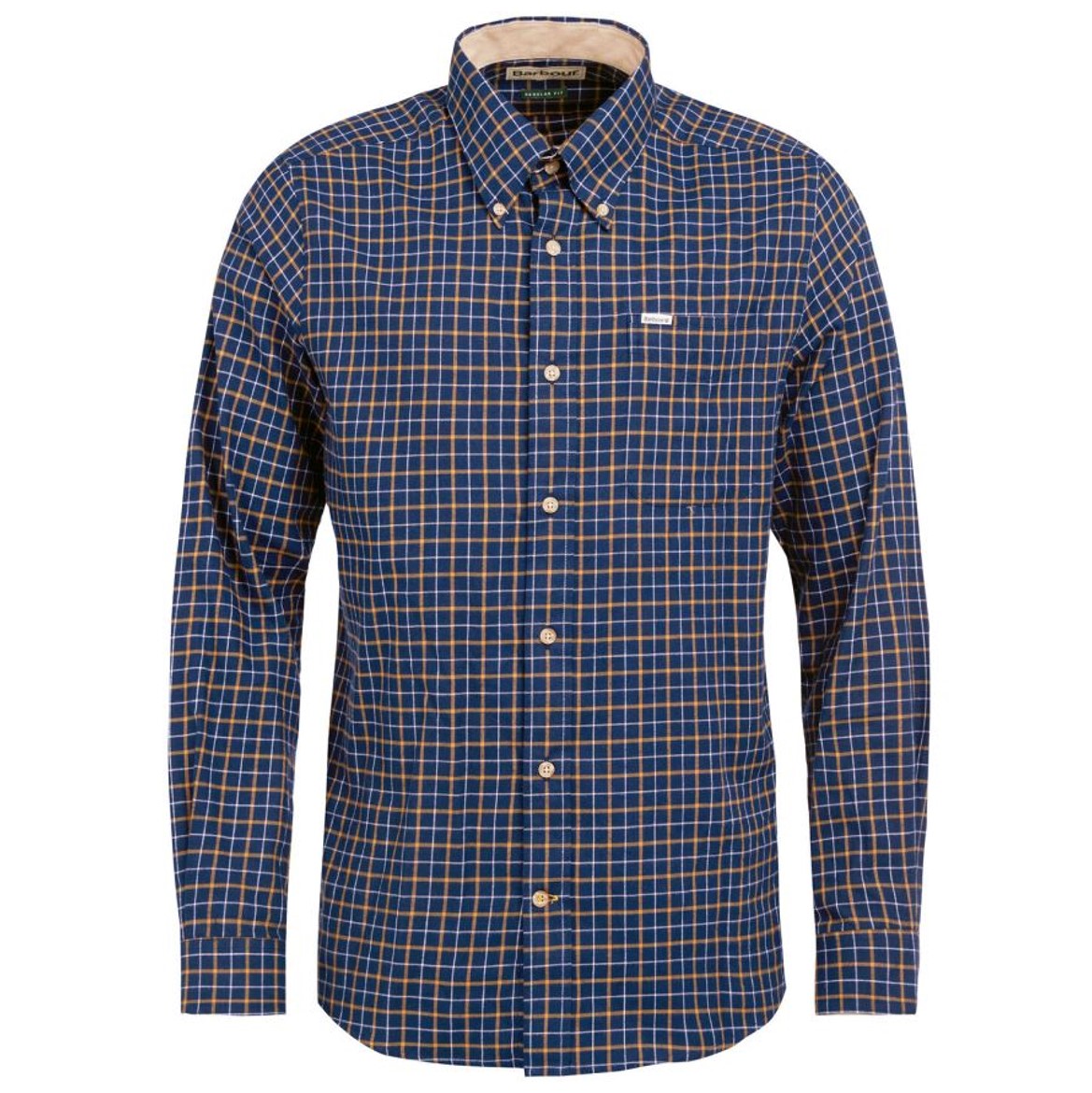 Barbour Men's Bank Checked Shirt Navy 2