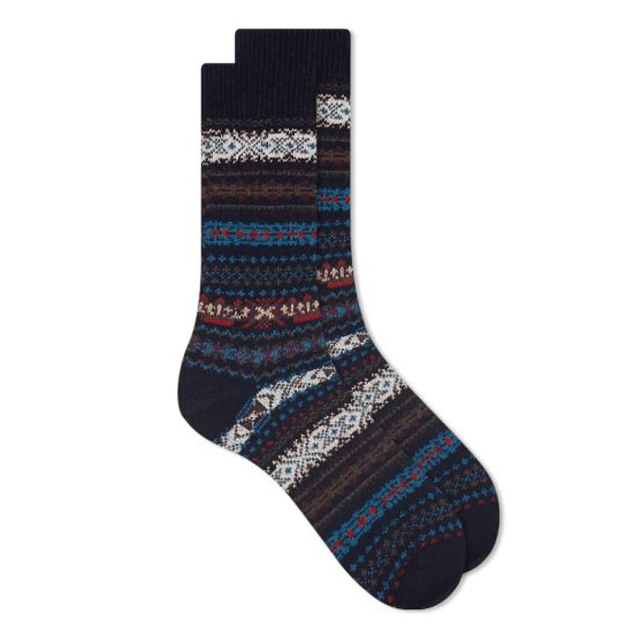 Barbour Men's Boyd Socks Navy Mix 1