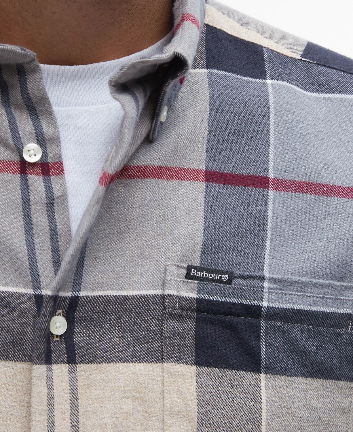 Barbour Men's Edderton Tailored Shirt Dress Tartan 5