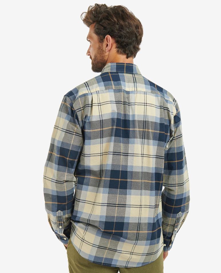 Barbour Men's Eden Tartan Shirt River Birch Tartan 2