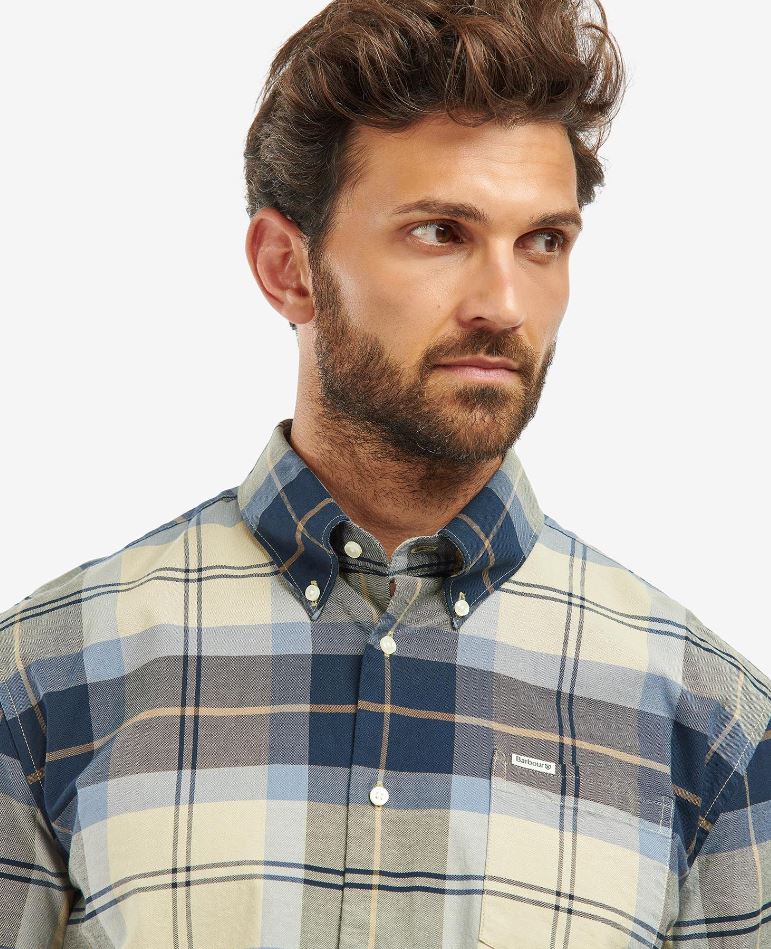 Barbour Men's Eden Tartan Shirt River Birch Tartan 3