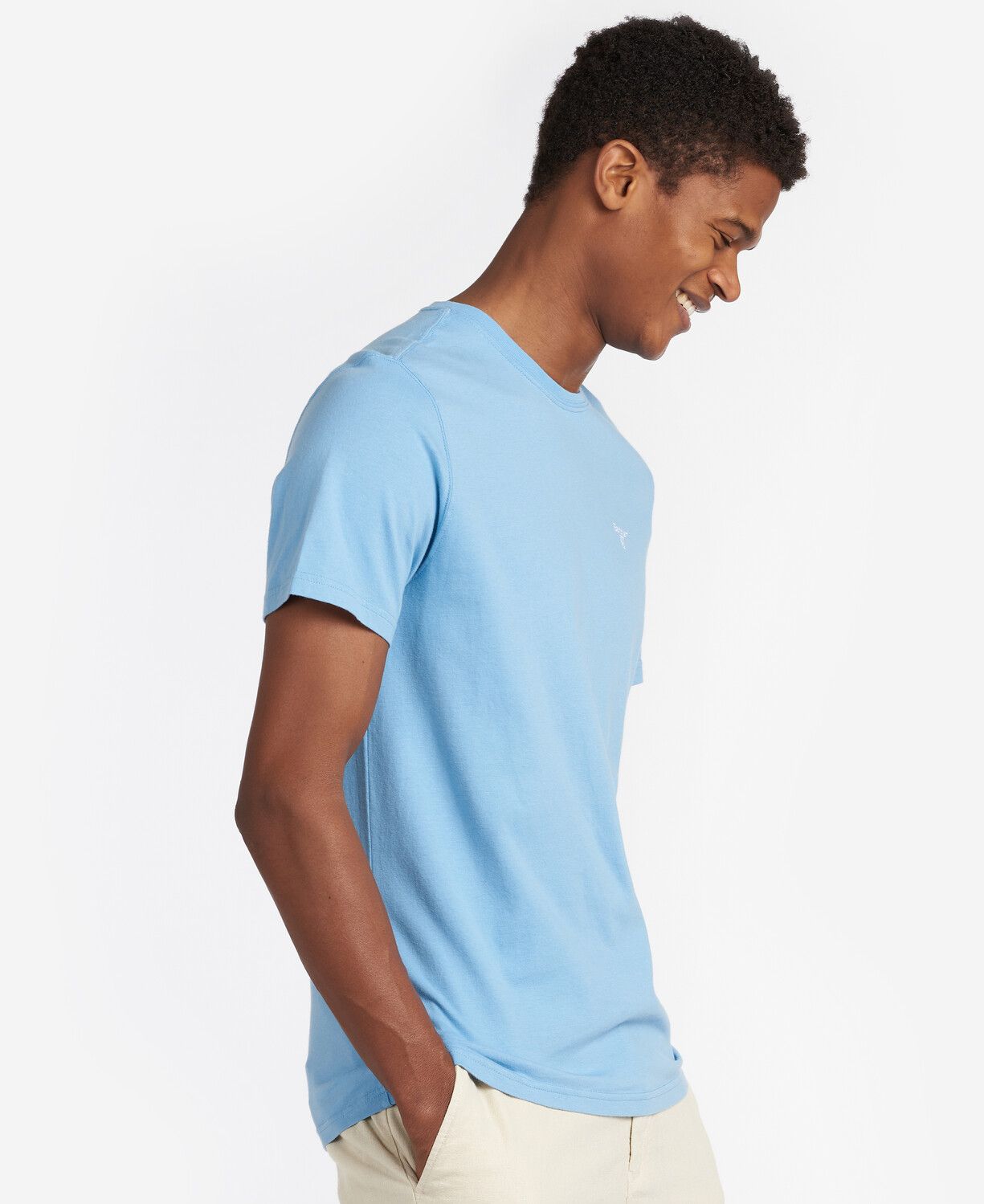 Barbour Men's Essential Sports T-Shirt Blue 2