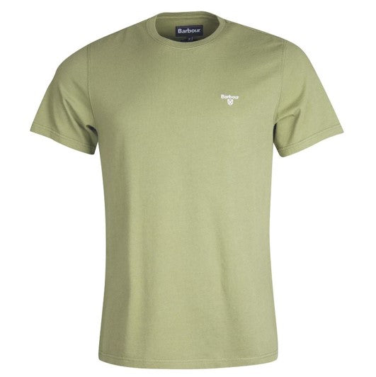 Barbour Men's Essential Sports T-Shirt Burnt Olive 1