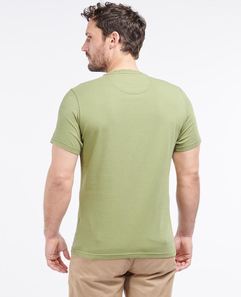 Barbour Men's Essential Sports T-Shirt Burnt Olive 3
