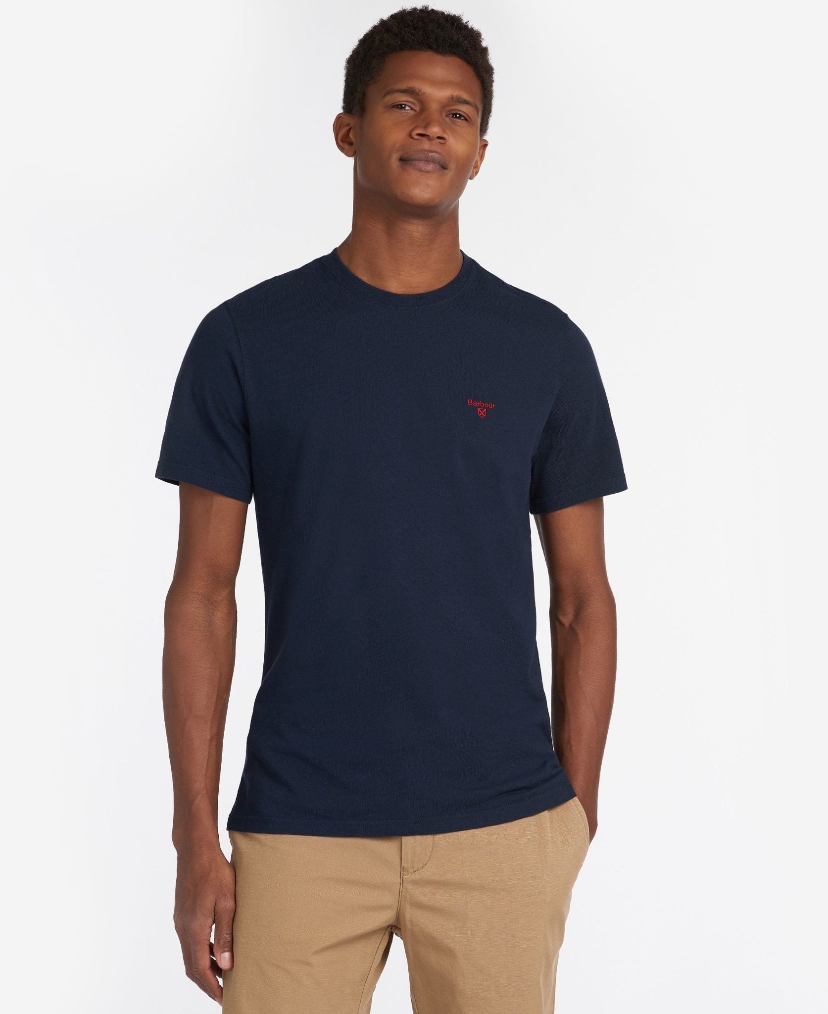 Barbour Men's Essential Sports T-Shirt Navy 3