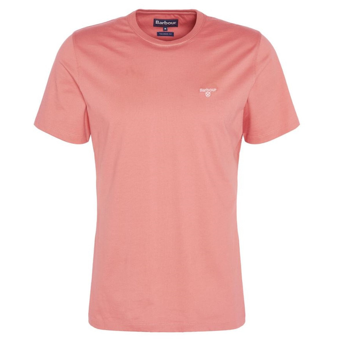 Barbour Men's Essential Sports T-Shirt Pink Clay 1