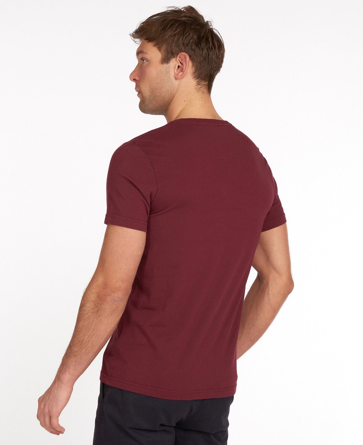 Barbour Men's Essential Sports T-Shirt Ruby 3