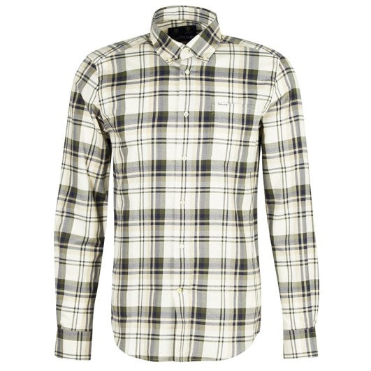 Barbour Men's Falstone Tailored Checked Shirt Stone 1