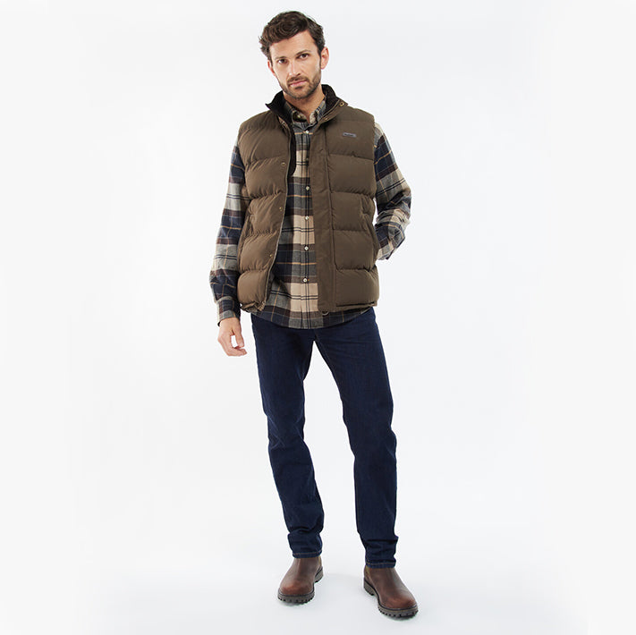 Barbour Mens Fontwell Gilet Sandstone 3