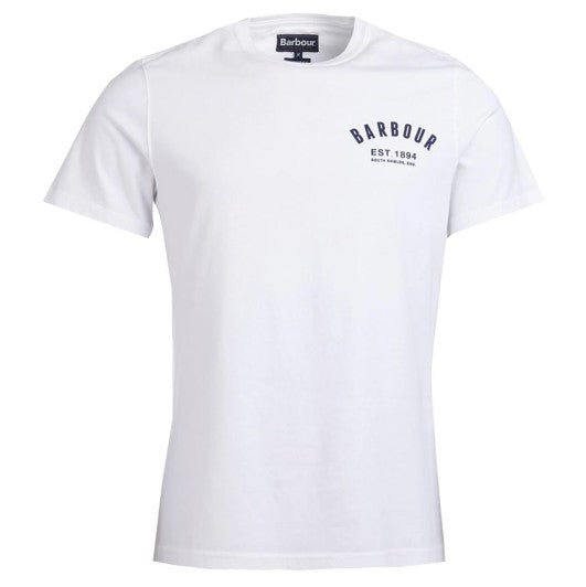 Barbour Men's Preppy T-Shirt White 1