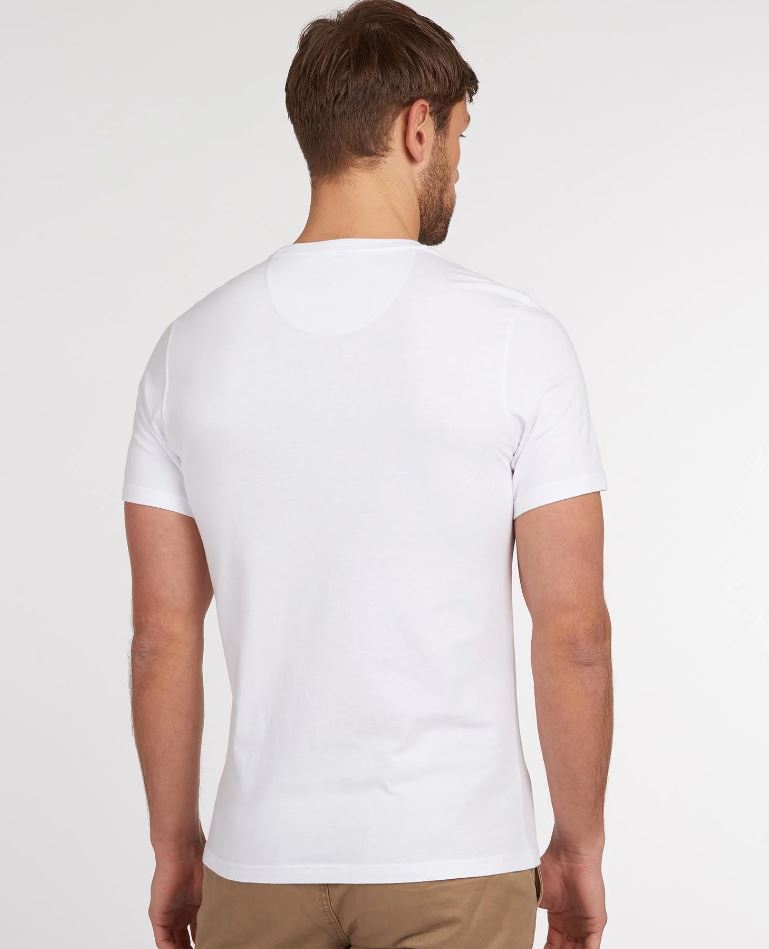 Barbour Men's Preppy T-Shirt White 2