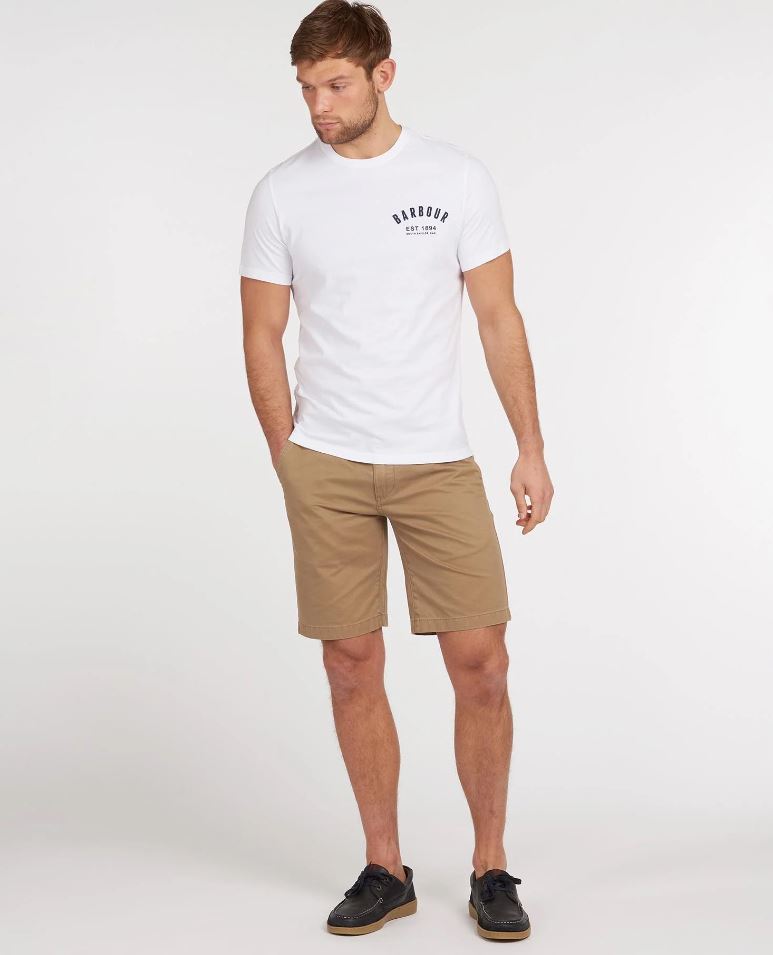 Barbour Men's Preppy T-Shirt White 3