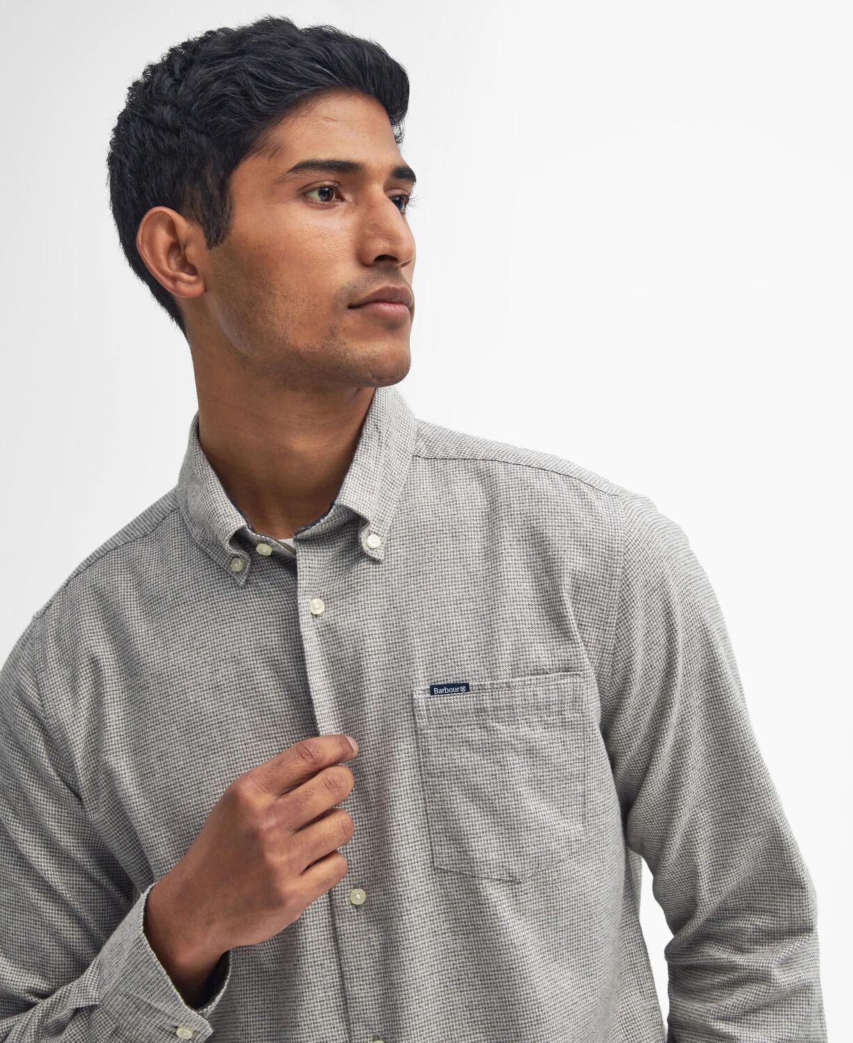 Barbour Men's Turner Tailored Fit Shirt Olive 5