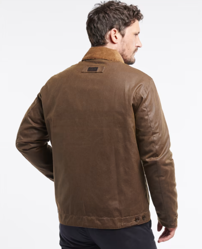 Barbour Milton Men's Wax Jacket Brown 2