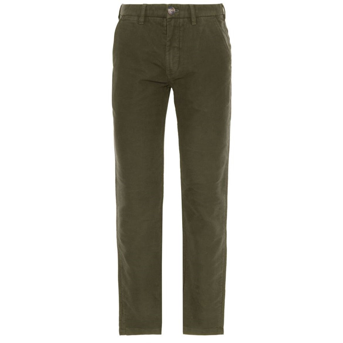 Barbour Moleskin Tailored Fit Trousers Olive 1