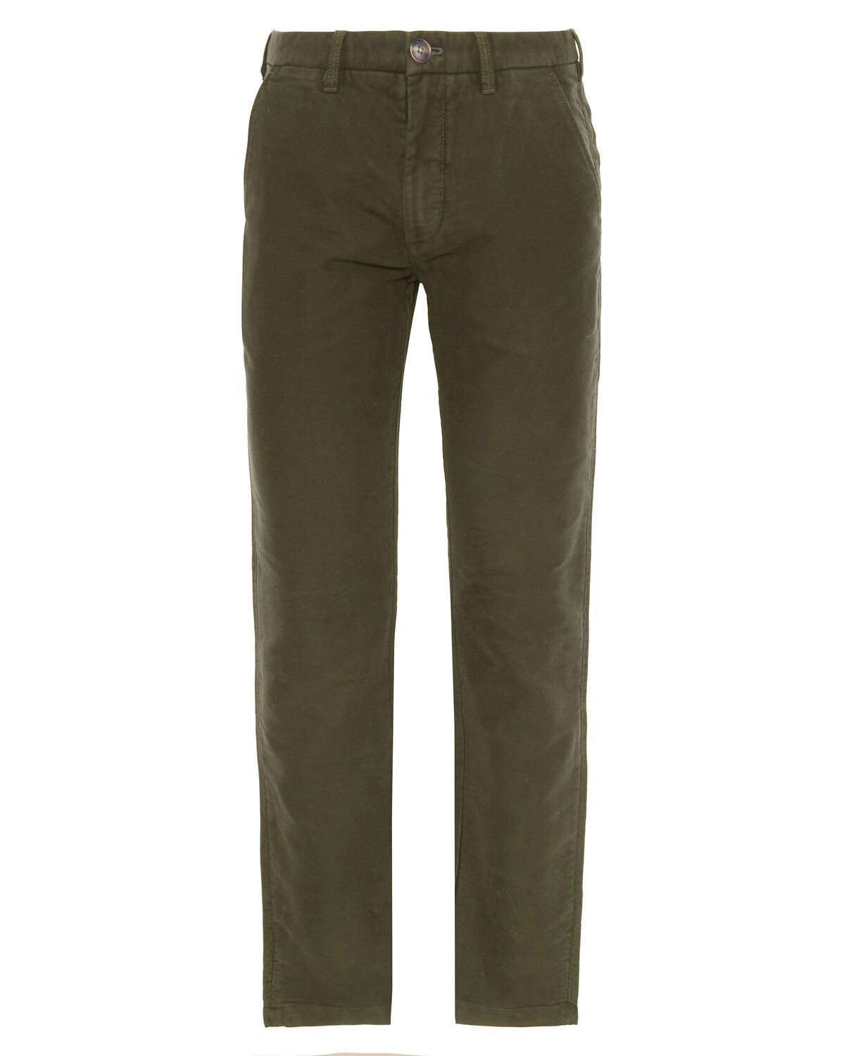 Barbour Moleskin Tailored Fit Trousers Olive 2