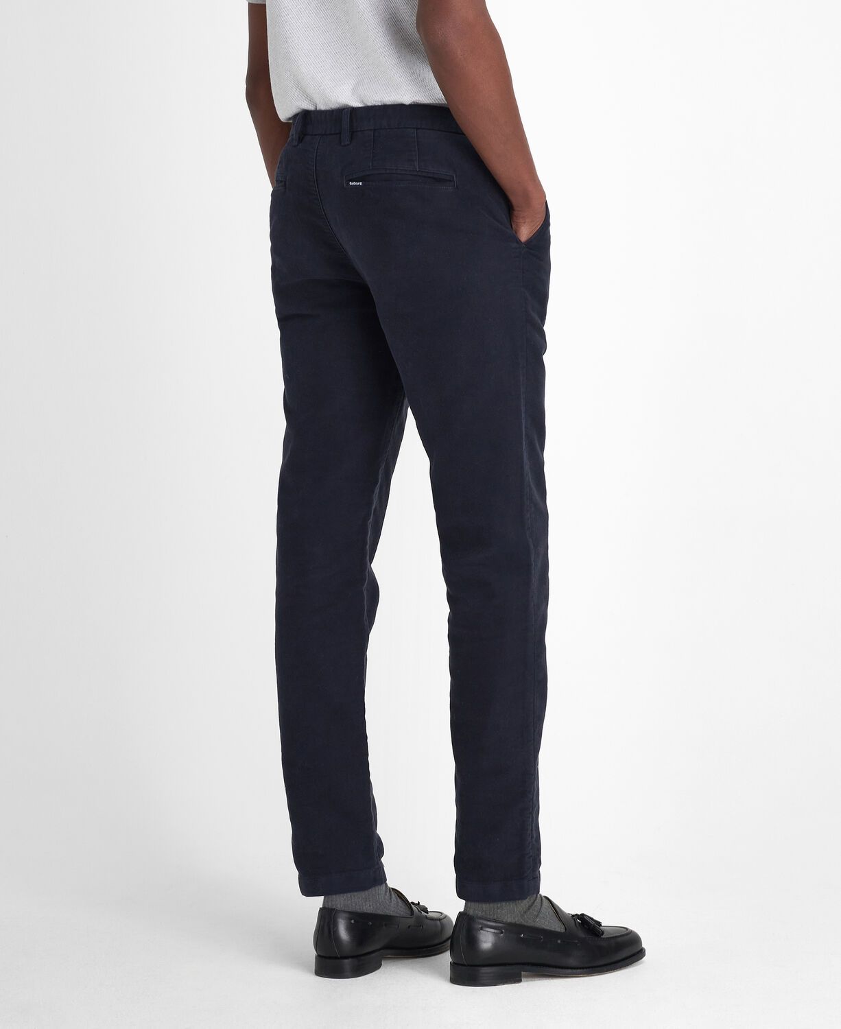 Barbour Moleskin Tailored Trousers Classic Navy 3