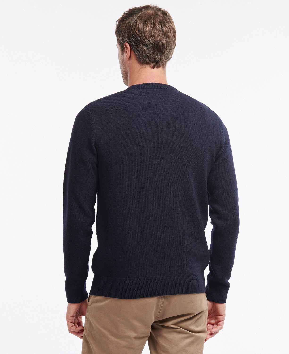 Barbour Nelson Essential Crew Neck Sweater Navy 3