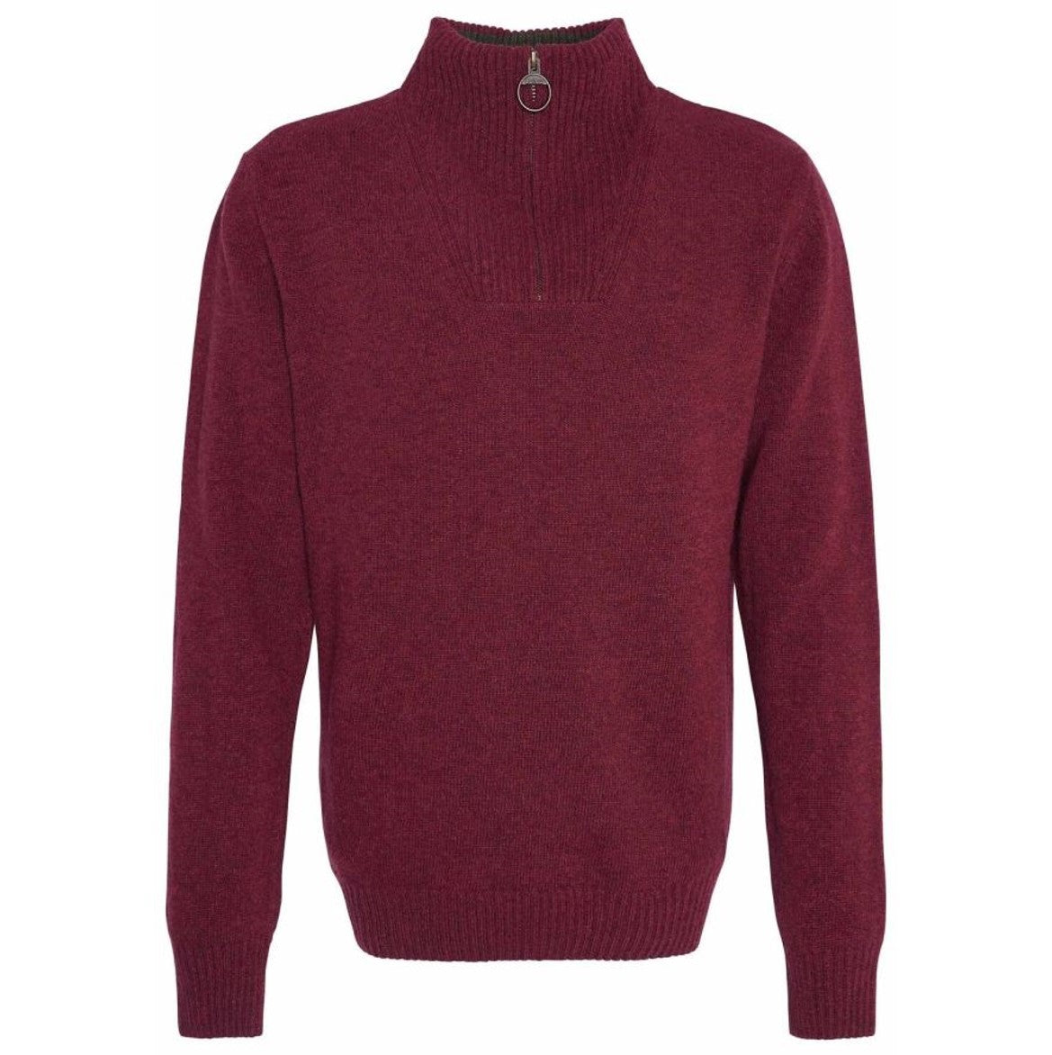 Barbour Nelson Essential Half Zip Jumper Port 6