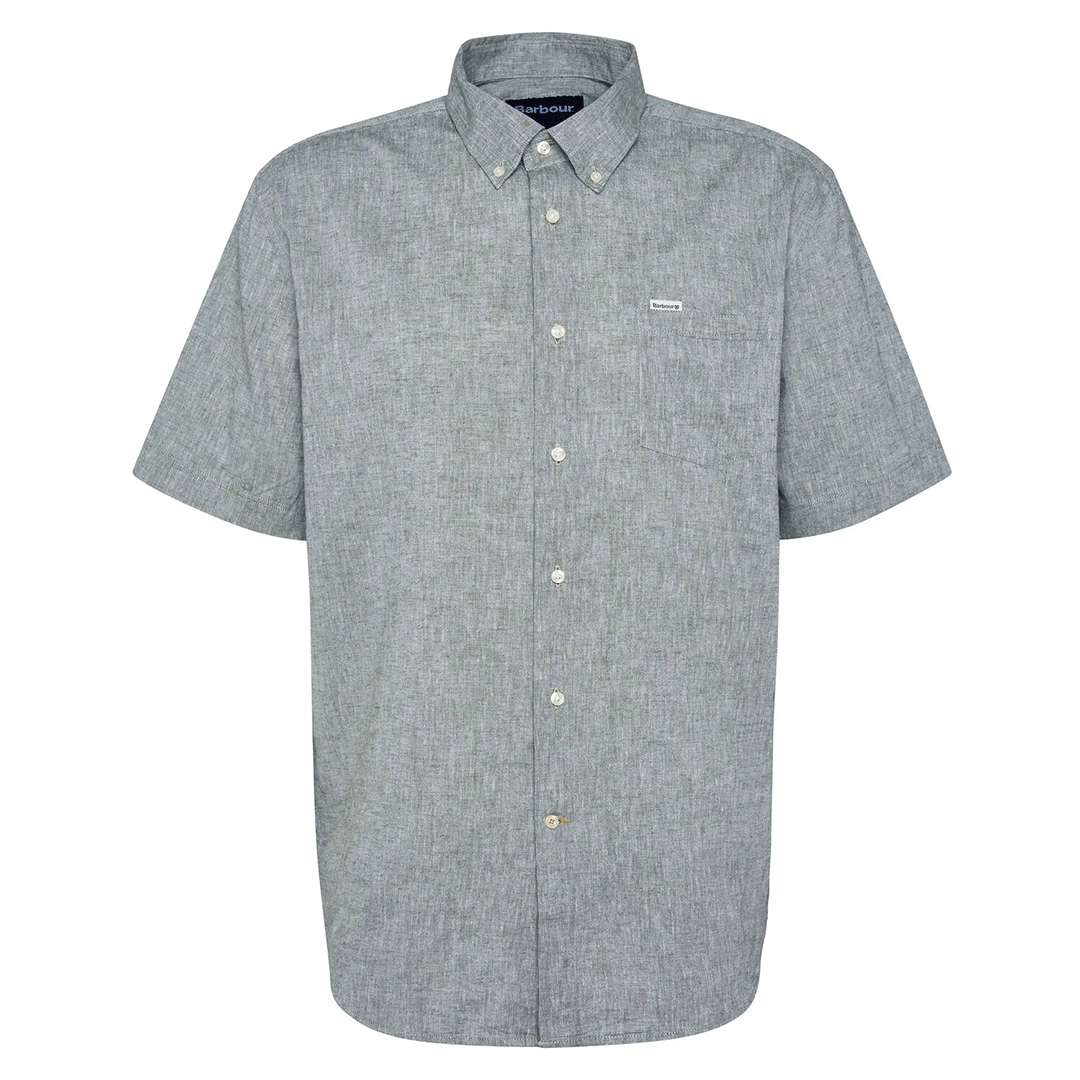 Barbour Nelson Men's Short Sleeve Regular Fit Shirt Olive