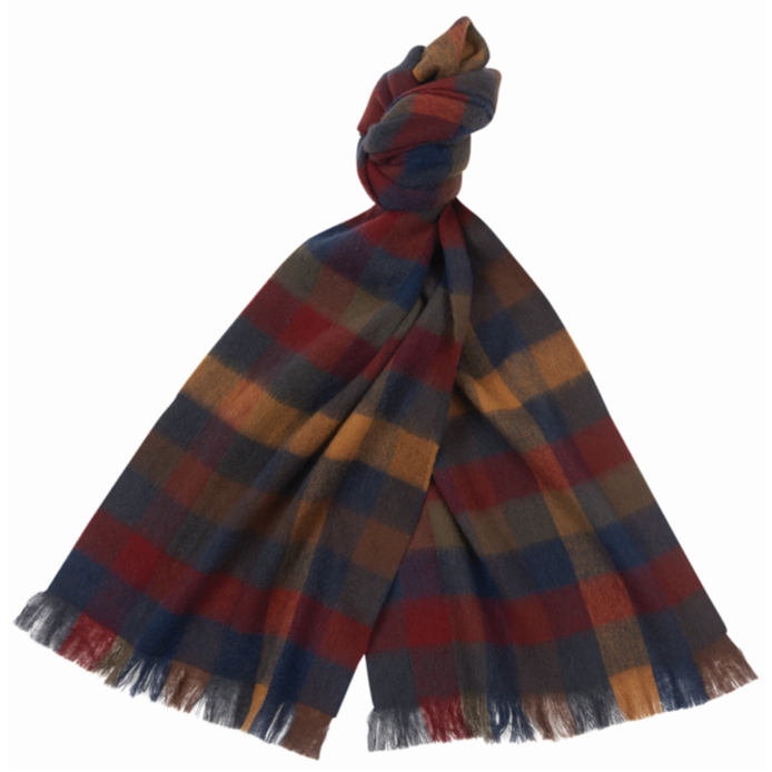 Barbour Nine Square Scarf Country Mix 1