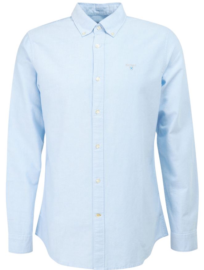 Barbour Oxtown Long Sleeve Tailored Shirt Sky 1