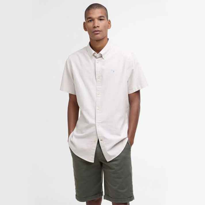 Barbour Oxtown Short Sleeve Tailored Shirt Oatmeal