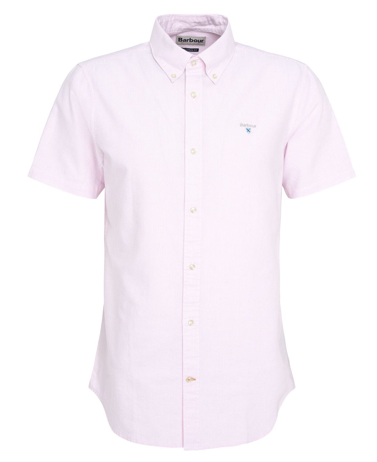 Barbour Oxtown Short Sleeve Tailored Shirt Pink 2