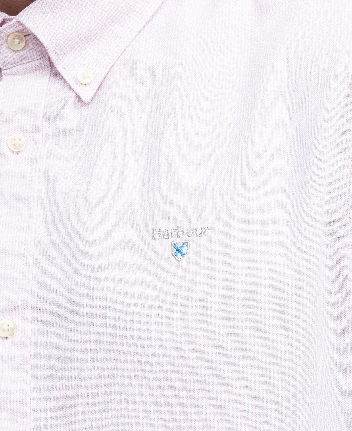 Barbour Oxtown Short Sleeve Tailored Shirt Pink 4