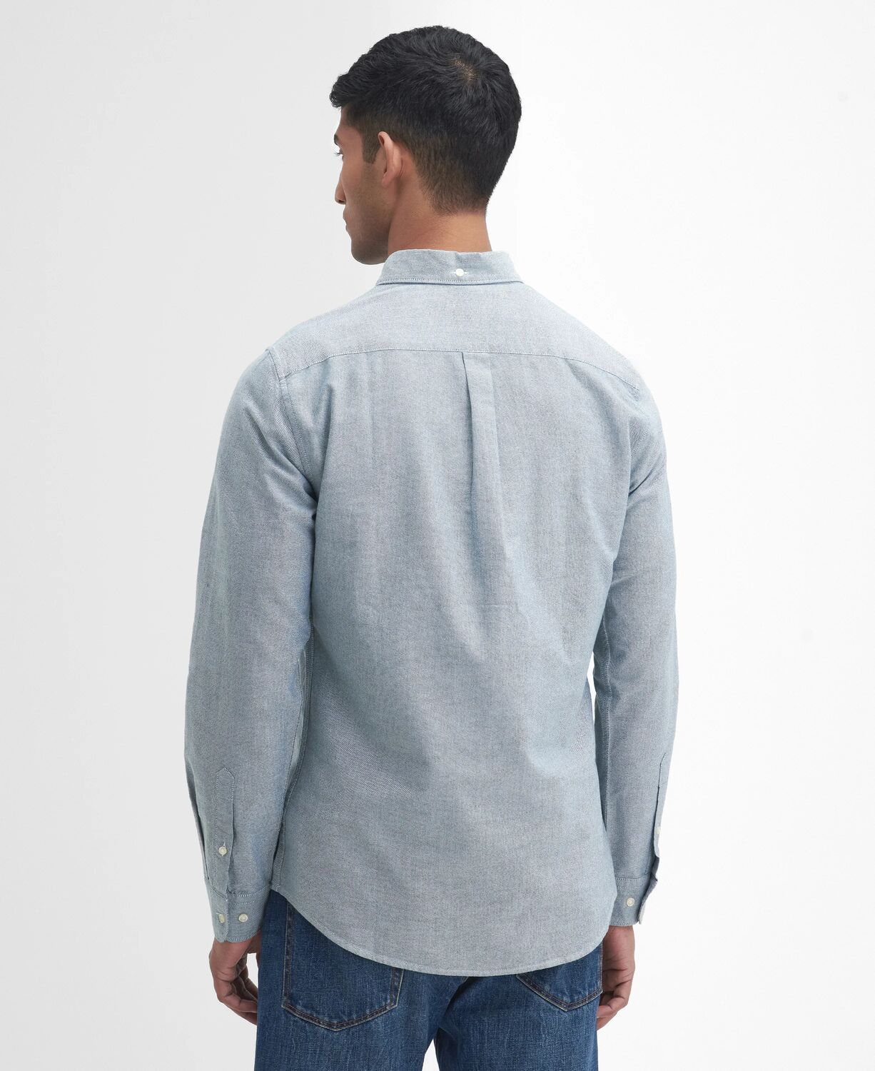 Barbour Oxtown Tailored Fit Oxford Shirt Evergreen 3