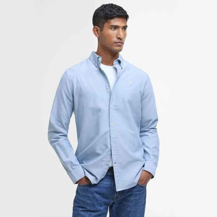 Barbour Oxtown Tailored Fit Oxford Shirt Midnight