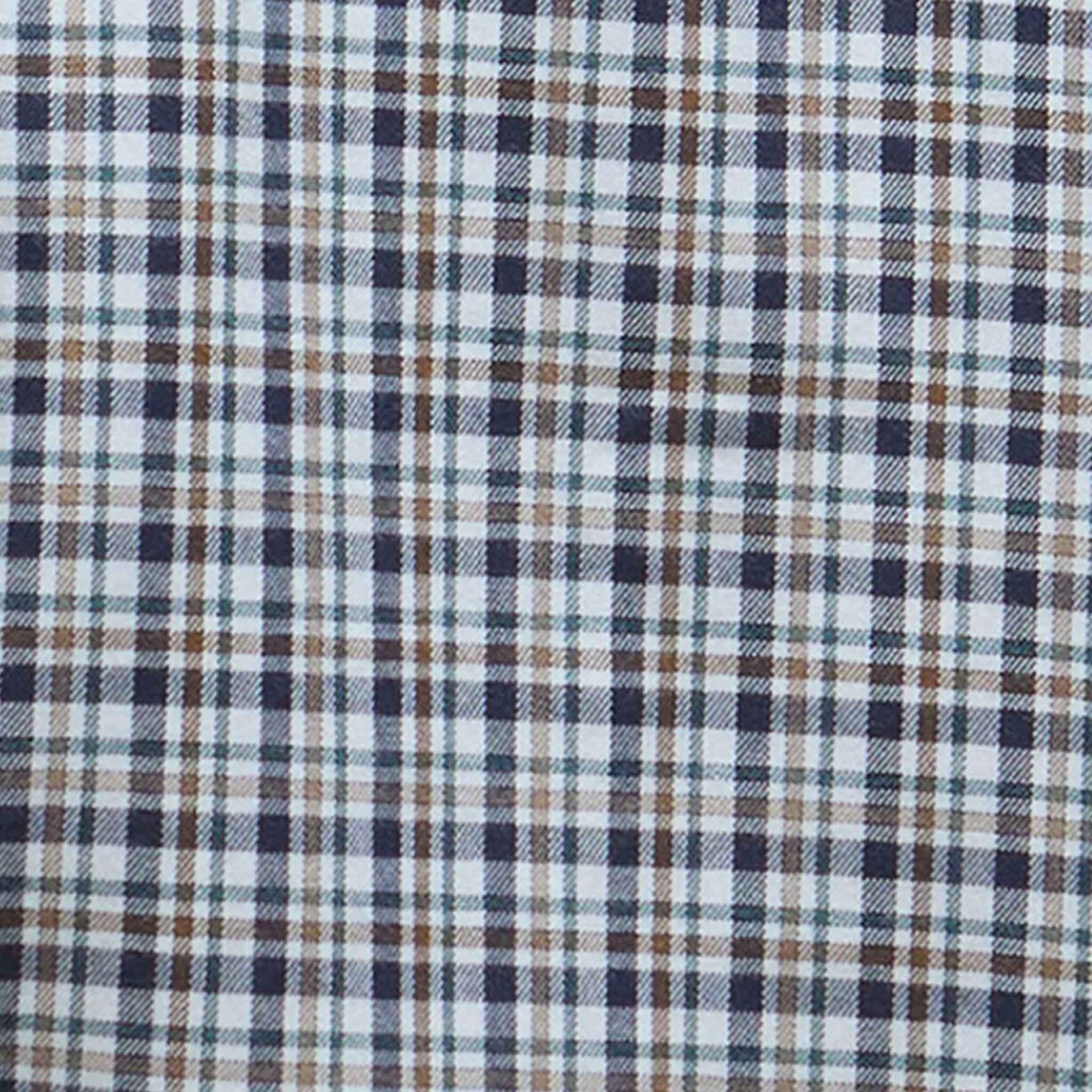 Barbour Panwell Thermo-Weave Checked Shirt Navy