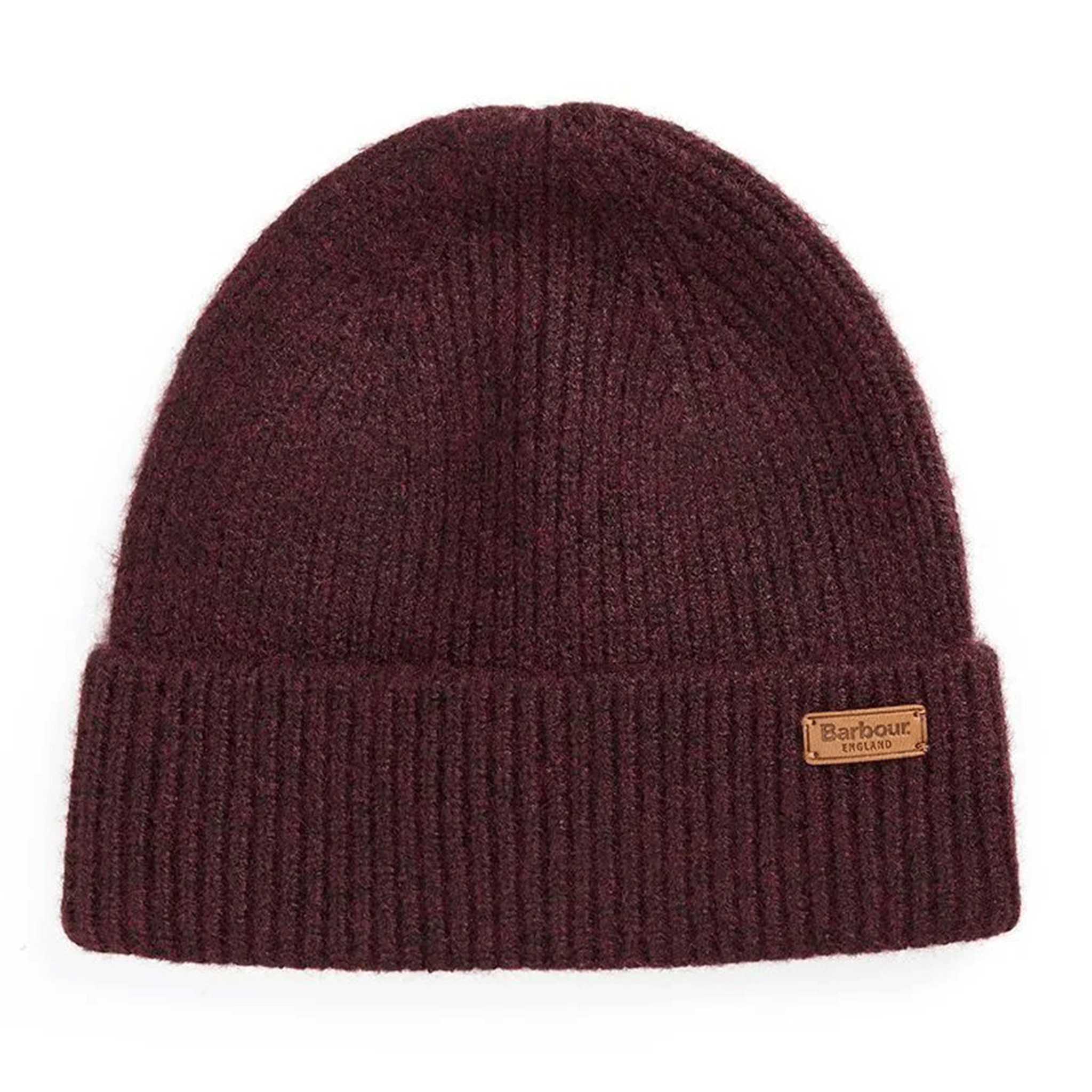 Barbour Pendel Knitted Beanie Wine