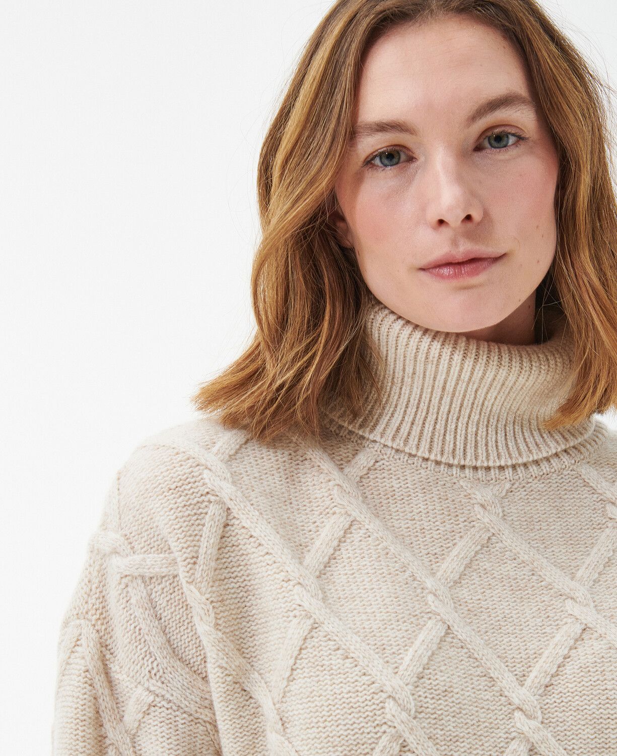 Barbour Perch Knitted Jumper Oatmeal 4