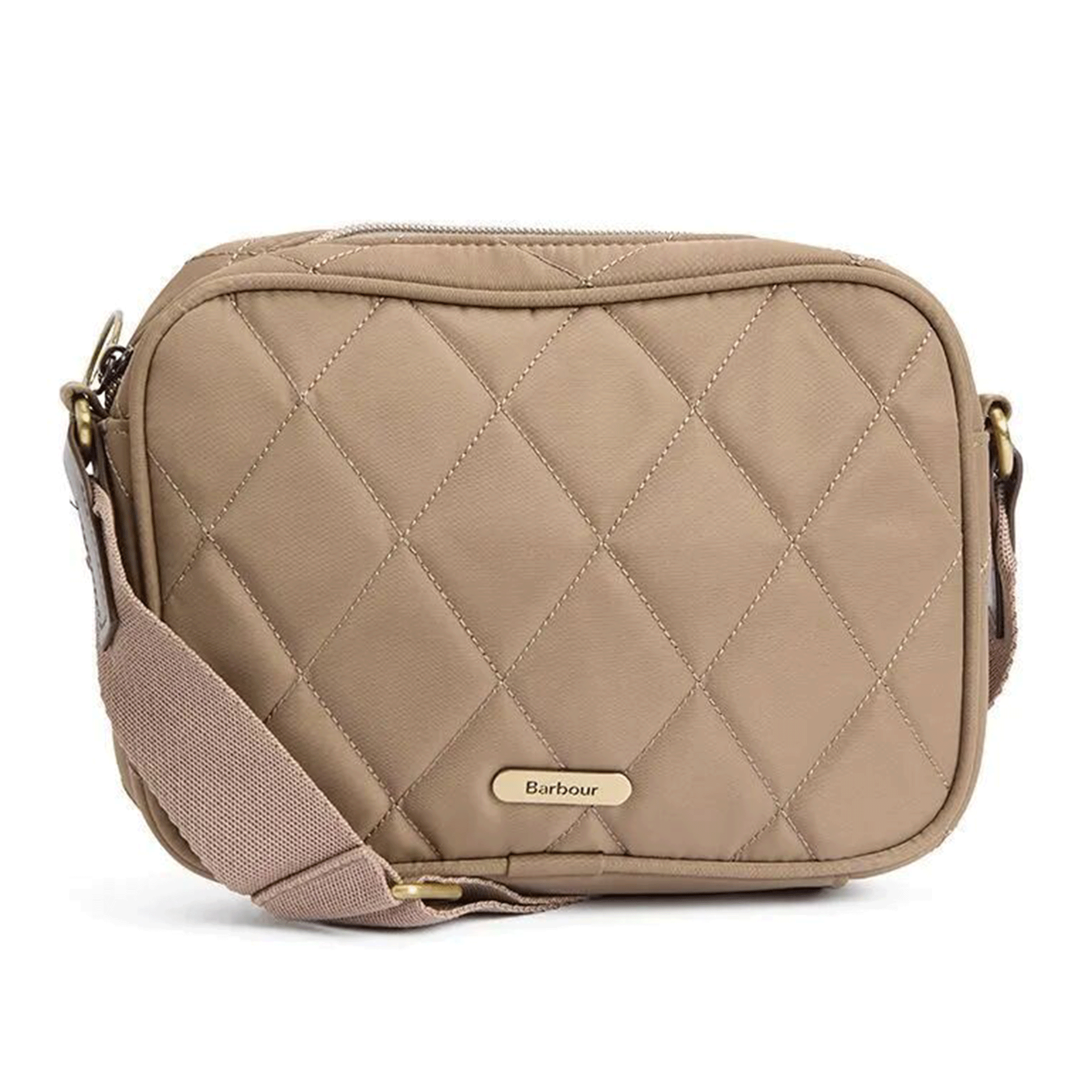Barbour Quilted Crossbody Bag New Sand