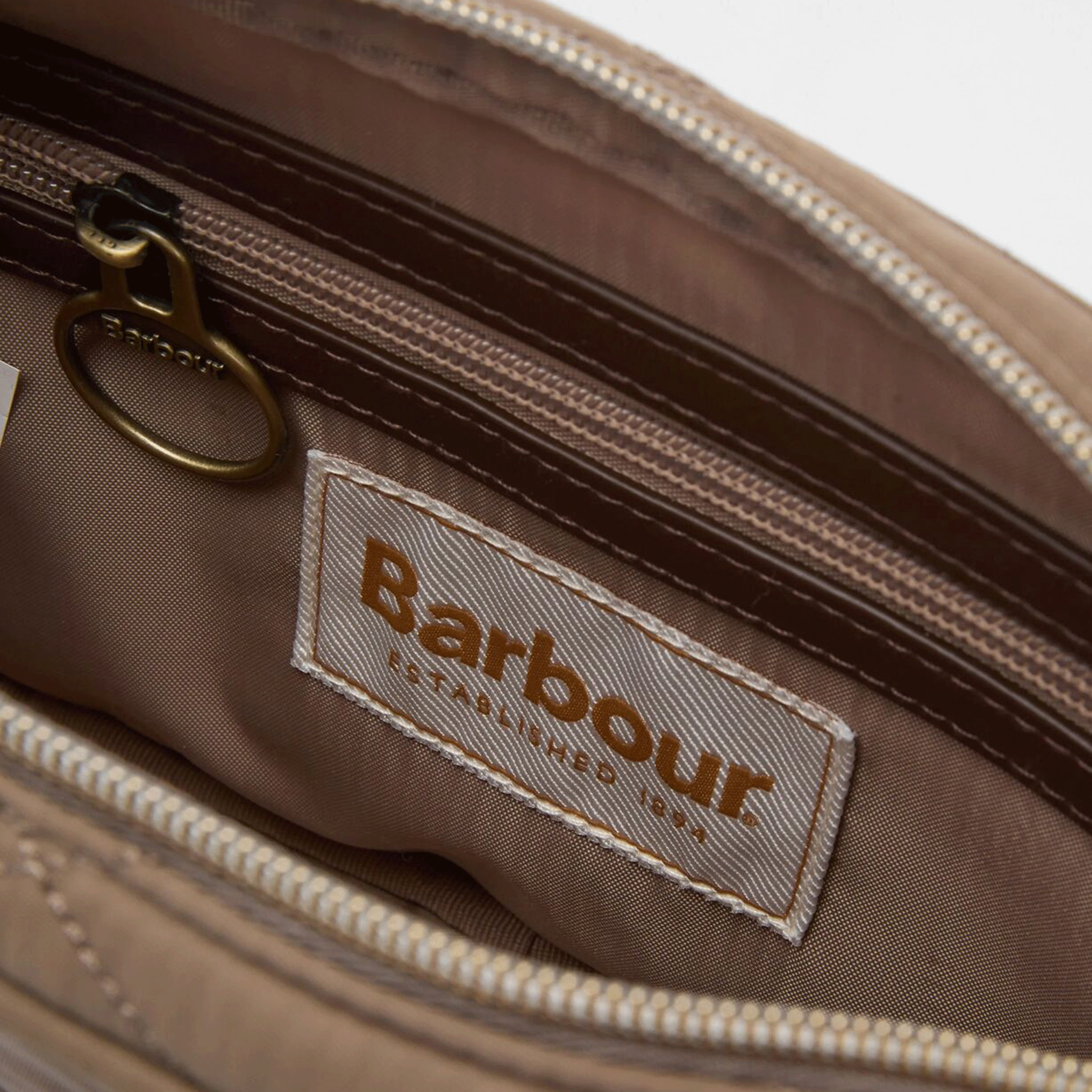 Barbour Quilted Crossbody Bag New Sand