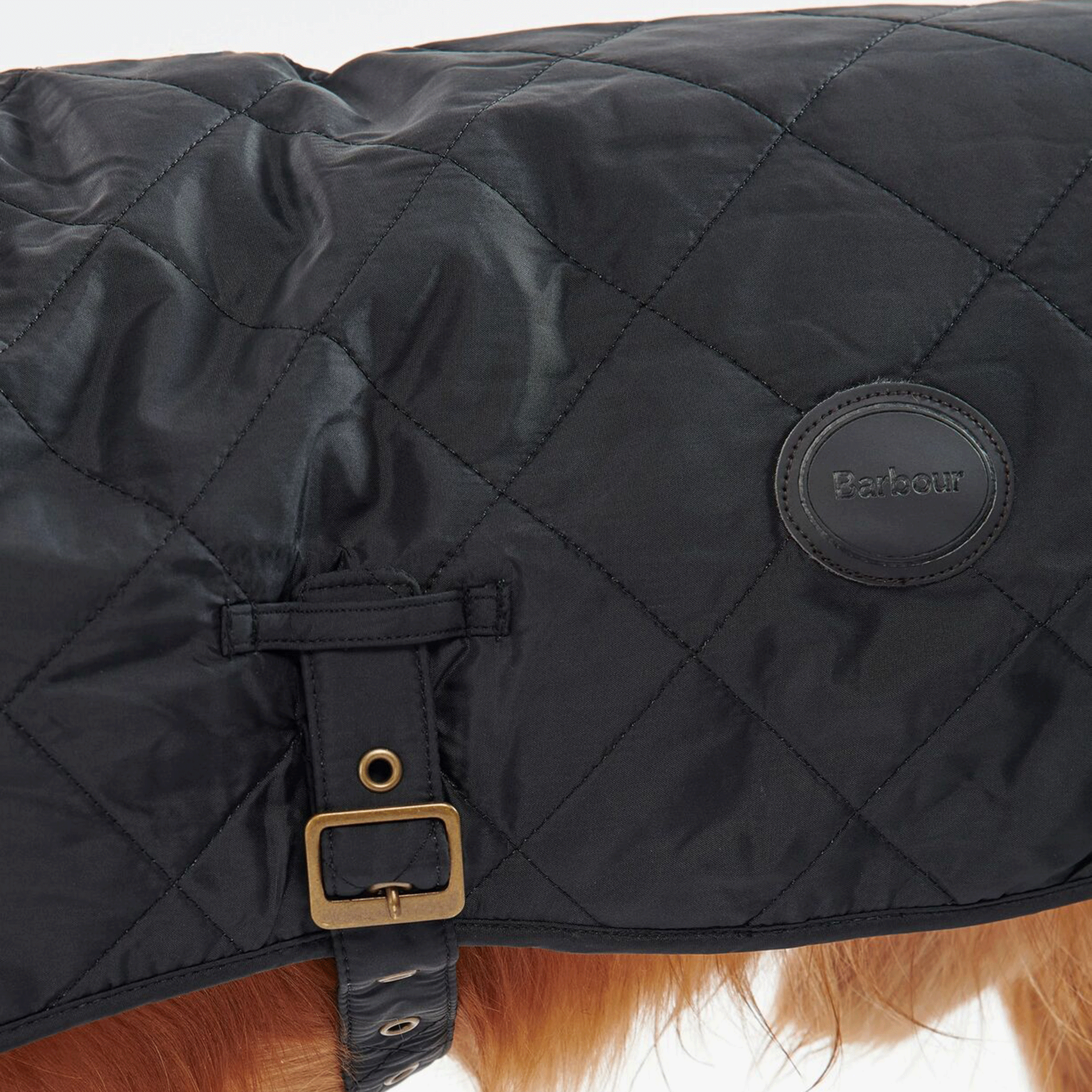 Barbour Quilted Dog Coat Classic Black