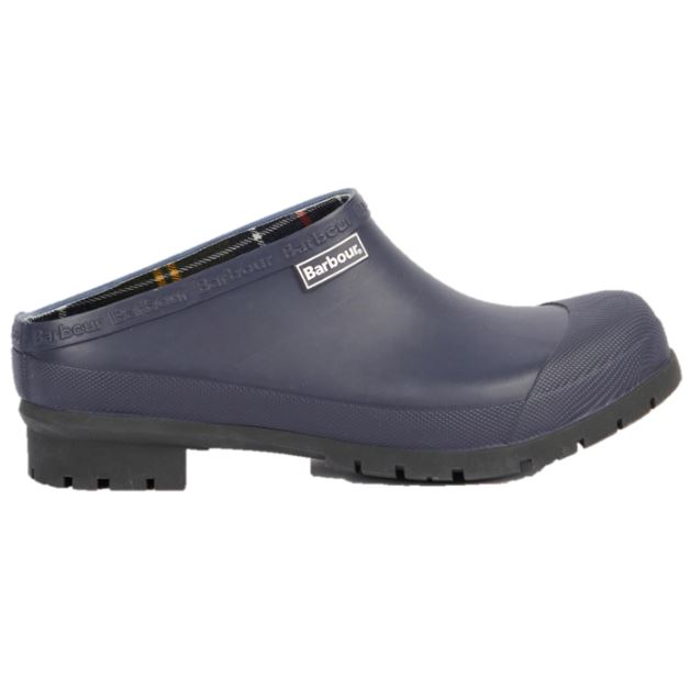 Barbour Quinn Ladies Welly Clogs Navy 1